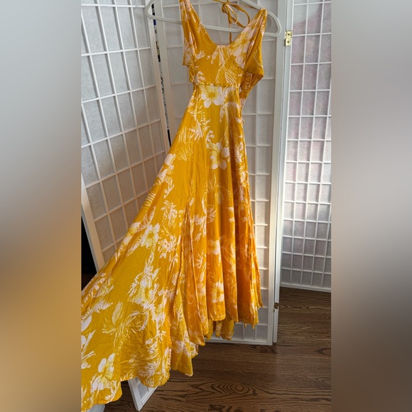 Free People Hawaii Honey Floral Women's Flowy Dress - Picture 5 of 7